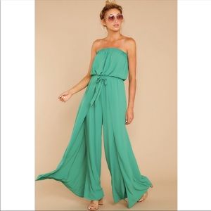 Spearmint jumpsuit nwt